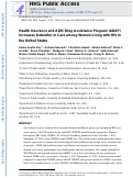 Cover page: Health insurance and AIDS Drug Assistance Program (ADAP) increases retention in care among women living with HIV in the United States