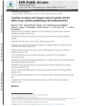 Cover page: Coupling of organic and inorganic aerosol systems and the effect on gas–particle partitioning in the southeastern US