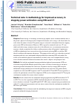 Cover page: Technical Note: A methodology for improved accuracy in stopping power estimation using MRI and CT