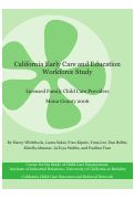 Cover page: California Early Care and Education Workforce Study: Licensed Family Child Care Providers, Mono Country 2006