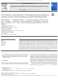 Cover page: On the trajectory of discrimination: A meta-analysis and forecasting survey capturing 44&nbsp;years of field experiments on gender and hiring decisions