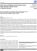 Cover page: Outcomes and Quality of Life Improvement After Multilevel Spinal Fusion in Elderly Patients