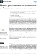 Cover page: Engineering Terpene Production Pathways in Methylobacterium extorquens AM1