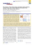 Cover page: Flux Analysis of Free Amino Sugars and Amino Acids in Soils by Isotope Tracing with a Novel Liquid Chromatography/High Resolution Mass Spectrometry Platform