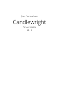 Cover page: Candlewright