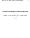 Cover page of Nice at First Sight: Children Infer Helpfulness as a Stable Trait from a Single Observation