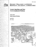 Cover page: Genetic Algorithms and Their Use in Geophysical Problems