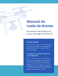 Cover page: Manual de vuelo de drones