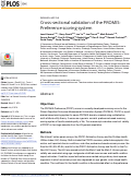 Cover page: Cross-sectional validation of the PROMIS-Preference scoring system