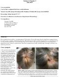 Cover page: A case of hair re-pigmentation from a scalp melanoma