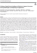 Cover page: Utilizing a Digital Swarm Intelligence Platform to Improve Consensus Among Radiologists and Exploring Its Applications