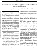 Cover page: Classification of Limbal Stem Cell Deficiency Using Clinical and Confocal Grading