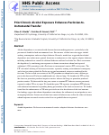 Cover page: Prior chronic alcohol exposure enhances Pavlovian-to-instrumental transfer