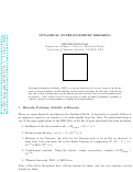 Cover page: Dynamical (super) symmetry breaking