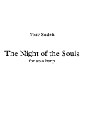 Cover page: The Night of the Souls