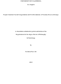 Cover page: People Construal: Social Categorization and Trait Evaluations of Visually Perceived Groups