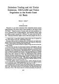 Cover page: Emissions Trading and Air Toxics Emissions: RECLAIM and Toxics Regulation in the South Coast Air Basin