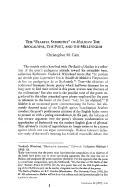 Cover page: The Fearful Symmetry of Maldon: The Apocalypse, the Poet, and the Millennium