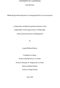 Cover page: Methodological Developments in Consequential Life Cycle Assessment