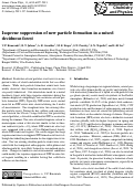 Cover page: Isoprene suppression of new particle formation in a mixed deciduous forest