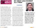 Cover page: My Great Aha! Moment as a Pinay