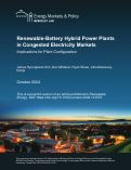 Cover page: Renewable-battery hybrid power plants in congested electricity markets: Implications for plant configuration