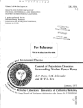 Cover page: CONTROL OF POPULATION DENSITIES SURROUNDING NUCLEAR POWER PLANTS. VOLUME 5 OF THE FINAL REPORT ON HEALTH AND SAFETY IMPACTS OF NUCLEAR, GEOTHERMAL, AND FOSSIL-FUEL ELECTRIC GENERATION IN CALIFORNIA