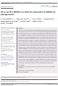 Cover page: 2b or not 2b? 2bRAD is an effective alternative to ddRAD for phylogenomics