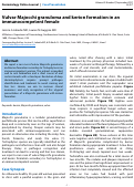 Cover page: Vulvar Majocchi granuloma and kerion formation in an immunocompetent female