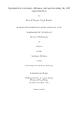 Cover page: Quasiparticle scattering, lifetimes, and spectra using the GW approximation