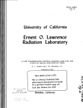 Cover page: A LOW TEMPERATURE CRYSTAL MANIPULATOR FOR THE STUDY OF METAL SURFACES BY LEED