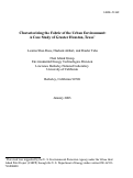 Cover page: Characterizing the fabric of the urban environment: A case study of 
Greater Houston, Texas