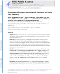 Cover page: Association of Pregnancy Intentions With Substance Use During Early Pregnancy