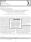 Cover page: Application of Tracking and Data-Logging Technology in Research and Conservation of Seabirds