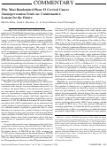 Cover page: Why Most Randomized Phase II Cervical Cancer Chemoprevention Trials are Uninformative: Lessons for the Future