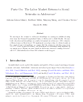 Cover page of Party On: The Labor Market Returns to Social Networks in Adolescence