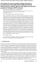 Cover page: PTV margin for dose‐escalated radiation therapy of prostate cancer with daily online realignment using internal fiducial markers: Monte Carlo approach and dose population histogram (DPH) analysis