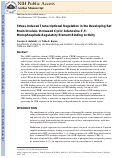Cover page: Stress-Induced Transcriptional Regulation in the Developing Rat Brain Involves Increased Cyclic Adenosine 3',5'-Monophosphate-Regulatory Element Binding Activity