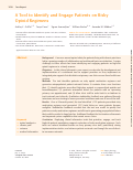 Cover page: A Tool to Identify and Engage Patients on Risky Opioid Regimens.