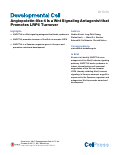 Cover page: Angiopoietin-like 4 Is a Wnt Signaling Antagonist that Promotes LRP6 Turnover