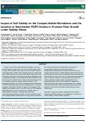 Cover page: Impact of Soil Salinity on the Cowpea Nodule-Microbiome and the Isolation of Halotolerant PGPR Strains to Promote Plant Growth under Salinity Stress