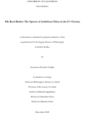 Cover page: Silk Road Redux: The Specter of Ambitious China in the 21st Century
