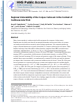 Cover page: Regional Vulnerability of the Corpus Callosum in the Context of Cardiovascular Risk