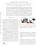 Cover page: Unfolding quantum computer readout noise