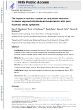 Cover page: The impact of aversive context on early threat detection in trauma exposed individuals and associations with post-traumatic stress symptoms