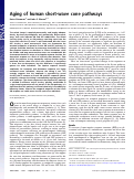 Cover page: Aging of human short-wave cone pathways
