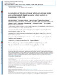 Cover page: Associations of drinking rainwater with macro-mineral intake and cardiometabolic health: a pooled cohort analysis in Bangladesh, 2016-2019.