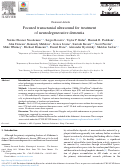 Cover page: Focused transcranial ultrasound for treatment of neurodegenerative dementia