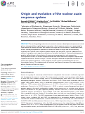 Cover page: Origin and evolution of the nuclear auxin response system