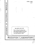 Cover page: THE ENERGY SPECTRUM OF THE POSITRONS FROM Mu-MESON DECAY